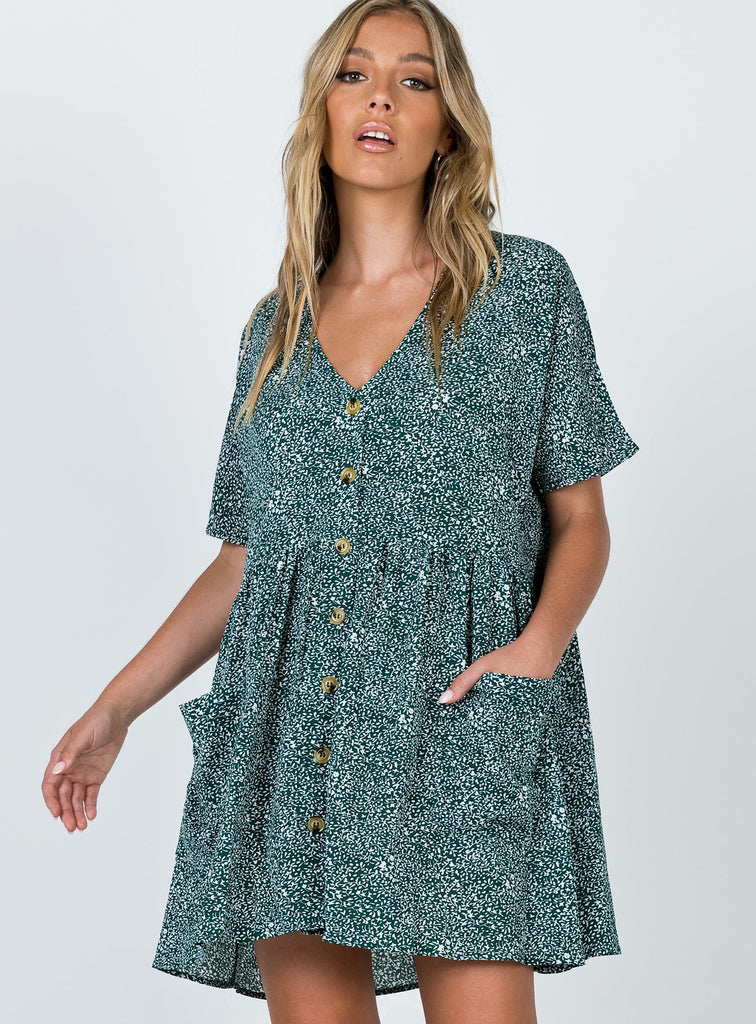 Noname Mini Dress Green